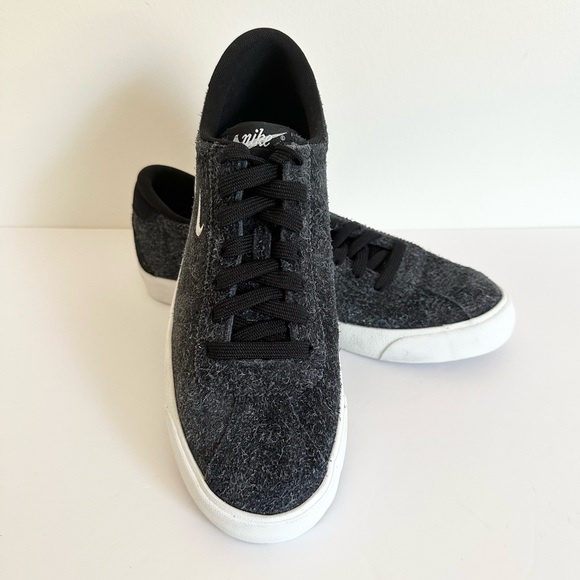 Nike Match Classic Preppy Suede Black Tennis Prep Sneaker - Picture 4 of 12